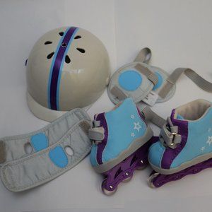 American Girl Skates and Gear - Fits 18 Inch Dolls, Excellent Condition